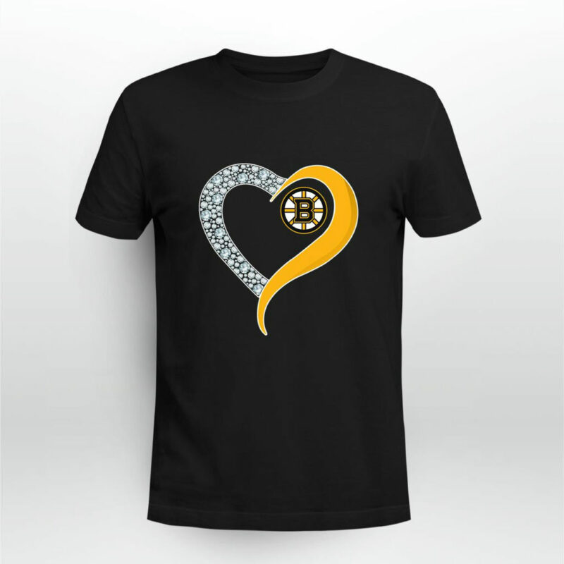 Diamond Boston Bruins Hear 0 T Shirt