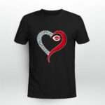 Diamond Cincinnati Reds Hear 2 T Shirt