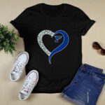 Diamond St Louis Blues Hear 4 T Shirt