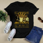 Dire Straits 45th anniversary 1977 2022 signatures 3 T Shirt