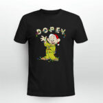 Disney Dopey Dwarf Christmas Light Snow White and Seven Dwarfs Holiday 2 T Shirt
