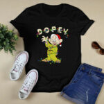 Disney Dopey Dwarf Christmas Light Snow White and Seven Dwarfs Holiday 4 T Shirt