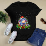 Disney Eeyore Santa Hat Christmas Wreath Swea 4 Sweatshirt