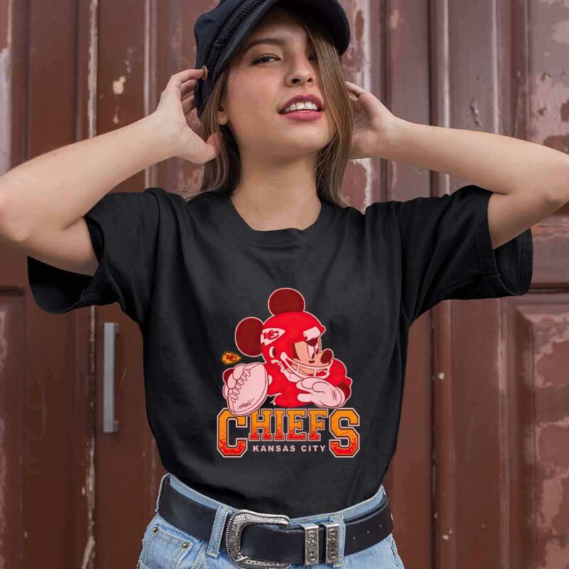 Disney Mickey Kansas City Chiefs 0 T Shirt