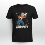 Disney Santa Goofy Snow Christmas Lights Mickey and Friends Christmas Disneyland Christmas Holiday Vacation 2 T Shirt
