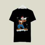 Disney Santa Goofy Snow Christmas Lights Mickey and Friends Christmas Disneyland Christmas Holiday Vacation 4 T Shirt