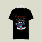 Disney Santa Stitch Christmas Lights Christmas Begins With Christ Lilo and Stitch 3 T Shirt