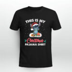Disney Stitch Chirtsmas Lights Presents Lilo and Stitch This Is My Christmas Pajama Holidays 2 T Shirt