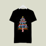 Disney Stitch Christmas Trees Holiday 2 T Shirt