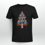 Disney Stitch Christmas Trees Holiday 3 T Shirt