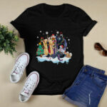 Disney Villains Squad Characters Christmas Light 4 T Shirt