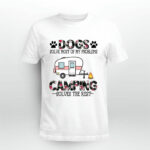 Dogs Solve Most Of My Problems Camping Solves The Rest 5 T Shirt