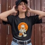 Donald Duck Mummy With Pumpkin Basket Halloween 1 T Shirt