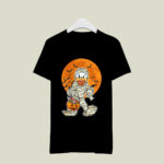 Donald Duck Mummy With Pumpkin Basket Halloween 4 T Shirt