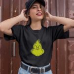 Dr Seuss Classic Grinch Face 1 T Shirt