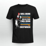 Dr Seuss I Will Drink Dutch Bros Here or There 3 T Shirt