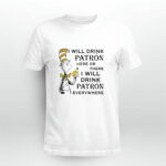 Dr Seuss I Will Drink Patron Here or There 5 T Shirt