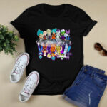 Dragon Ball Z Chibi Water Reflection Mirror Friends 4 T Shirt