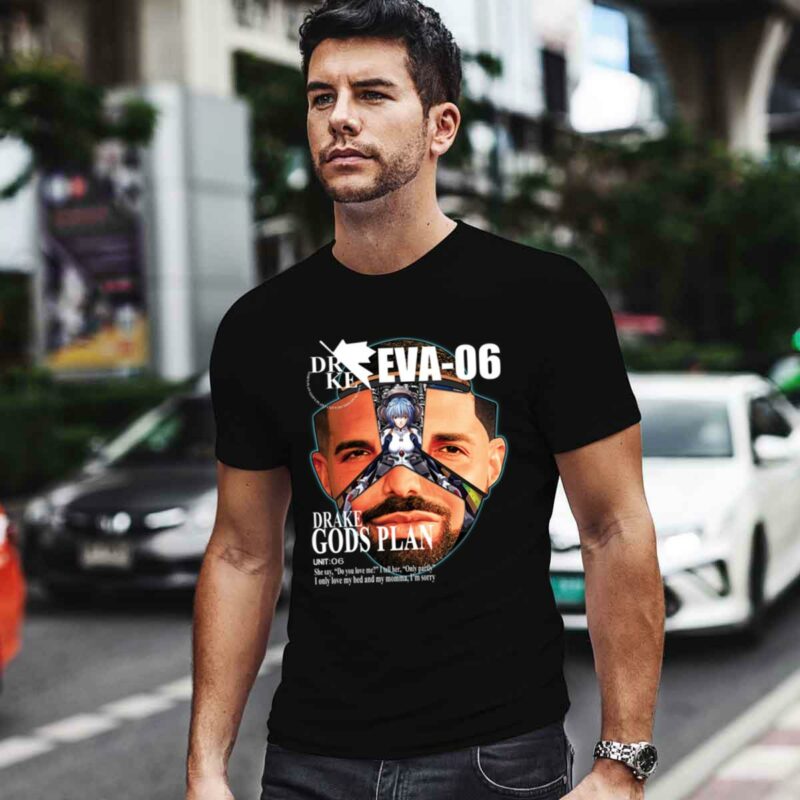 Drake Evangelion Drake Eva 06 Drake Gods Plan 0 T Shirt