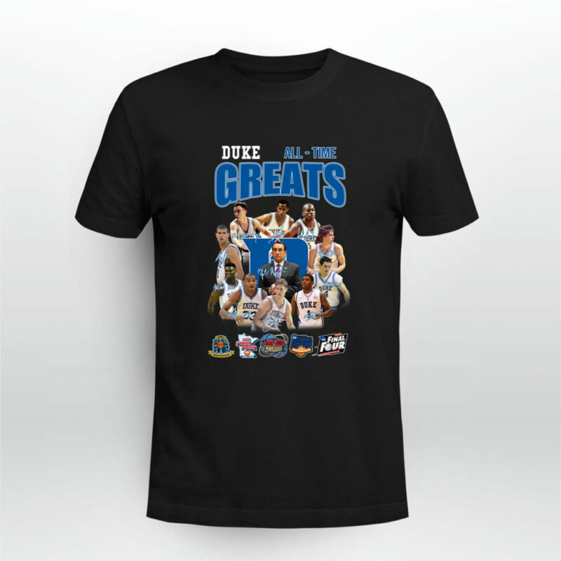 Duke Blue Devils All Time Greats 0 T Shirt