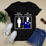Duke Blue Devils Your Husband My Husband 4 T Shirt