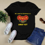 Dukla Prague Away Kit Classic 3 T Shirt