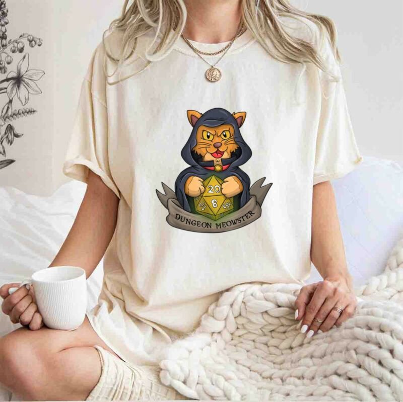 Dungeon Meowster Funny Master Dnd Dm Dungeons And Cats 0 T Shirt