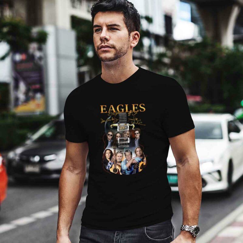Eagles Band Rock Guitar Signatures 0 T Shirt