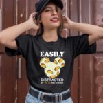 Easily Distracted By Taco And Disney Mickey Mouse 1 T Shirt