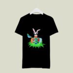 Easter French Bulldog Gift Easter Egg Hunt Bunny Ears 2 T Shirt