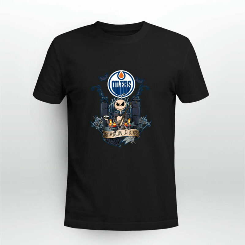 Edmonton Oilers Jack Skellington This Is Halloween 0 T Shirt