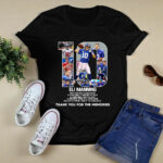 ElImanning 10 New York Giants thank for the memories 2 T Shirt