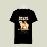 Elvis Presley 88th Anniversary Rock And Roll Singer 1935 1977 For The Memories Signature 3 T Shirt