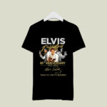 Elvis Presley 89th Anniversary 1935 2024 Signatute Thank You For The Memories 2 T Shirt