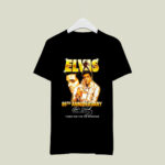 Elvis Presley 89th Anniversary Rock Roll Singer 1935 1977 For The Memories Signature 2 T Shirt