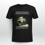 Elvis Presley Never Underestimate A Grandmas Who Listens To Elvis Presley 2 T Shirt