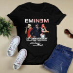 Eminem 35th Anniversary 1988 2023 Signature Thank You For The Memories Rapper 3 T Shirt