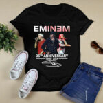Eminem 36th Anniversary 1988 2024 Signature Thank You For The Memories Rapper 2 T Shirt