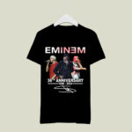 Eminem 36th Anniversary 1988 2024 Signature Thank You For The Memories Rapper 4 T Shirt