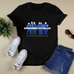 Enemies In Blue Relief 4 T Shirt