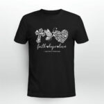 Faith Hope Love Lung Cancer Awareness Butterfly Heart 2 T Shirt