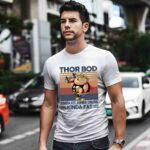 Fat Thor Bod Kinda Fit Kinda Drunk Kinda Fat Vintage 3 T Shirt 1