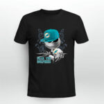 Fear The Miami Dolphins Jack Skellington Halloween 2 T Shirt