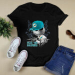 Fear The Miami Dolphins Jack Skellington Halloween 4 T Shirt