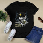 Fear The New Orleans Saints Jack Skellington Halloween 2 T Shirt