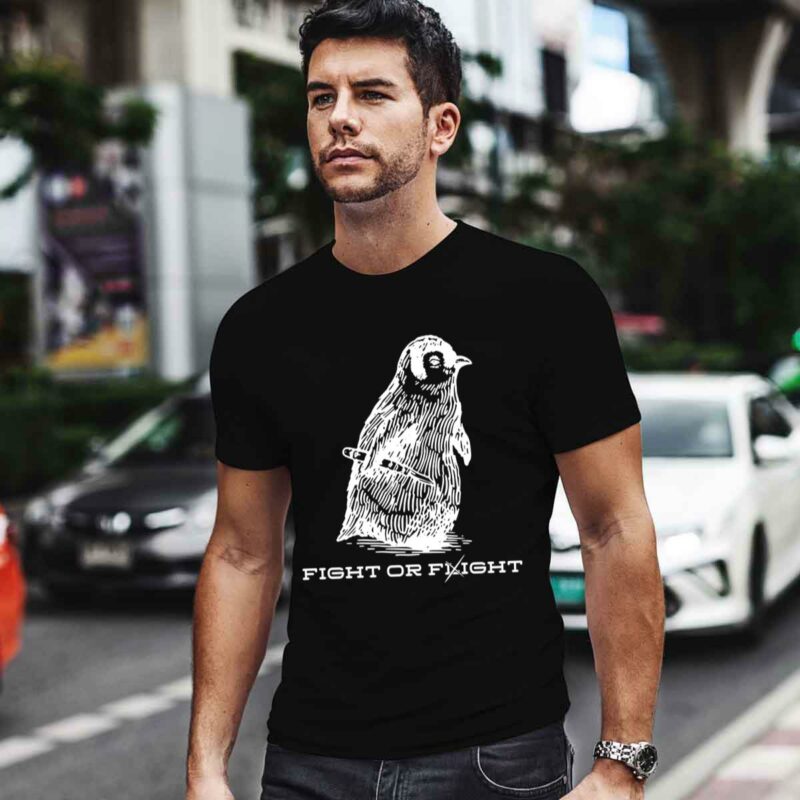Fejimanz Penguin Fight Or Flight 0 T Shirt
