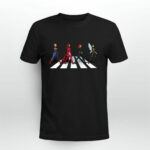 Female Avengers Black Window Captain Marvel Wasp Scarlet Witch Avengers Superhero Abbey Road 2 T Shirt