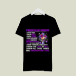 Fibromyalgia Warrior I Know Pain I know Fear I Know Loneliness I Know Confusion Cross God 2 T Shirt