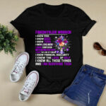 Fibromyalgia Warrior I Know Pain I know Fear I Know Loneliness I Know Confusion Cross God 3 T Shirt