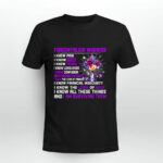 Fibromyalgia Warrior I Know Pain I know Fear I Know Loneliness I Know Confusion Cross God 4 T Shirt